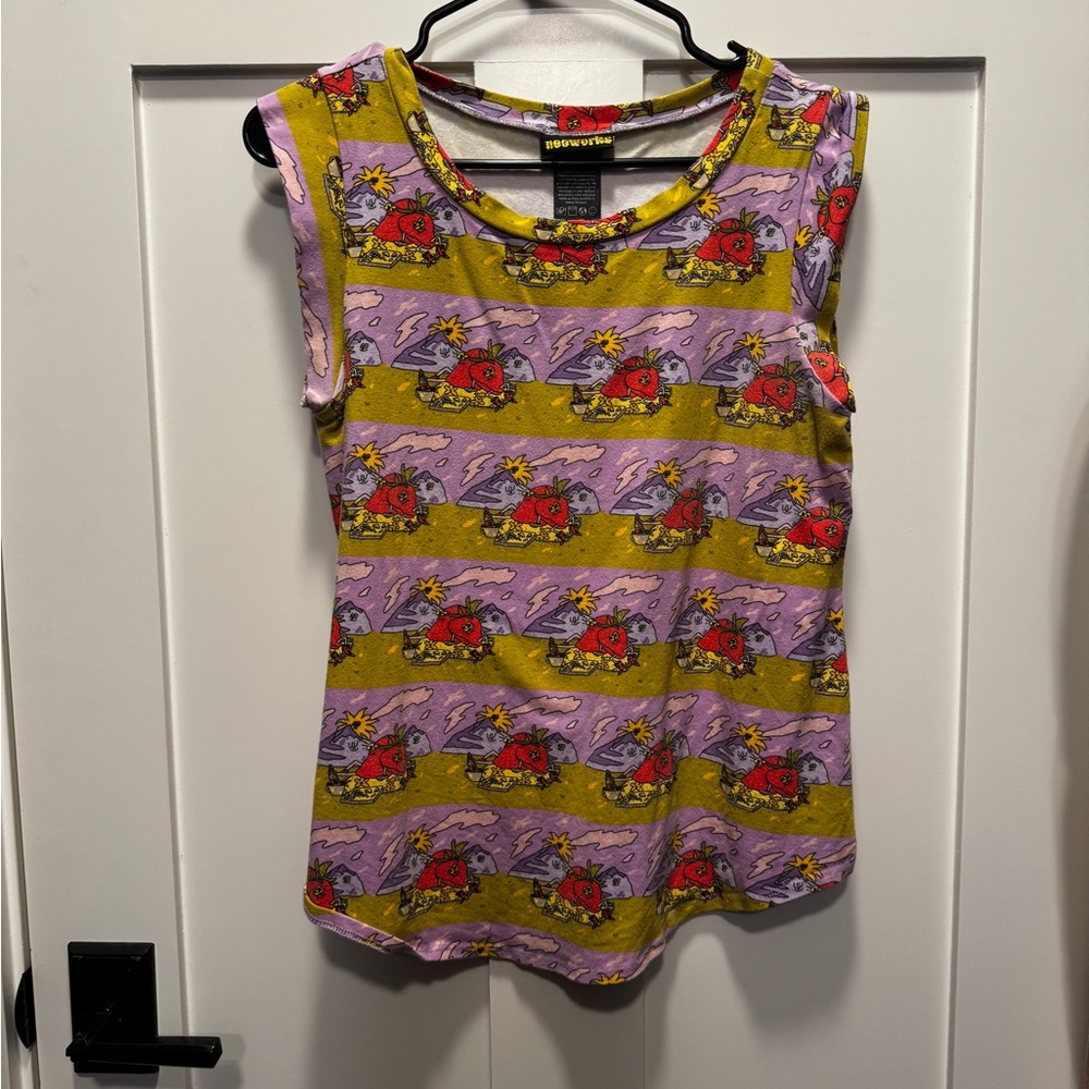 🍓 Nooworks Muscle Tee Jammin - large 🍓
